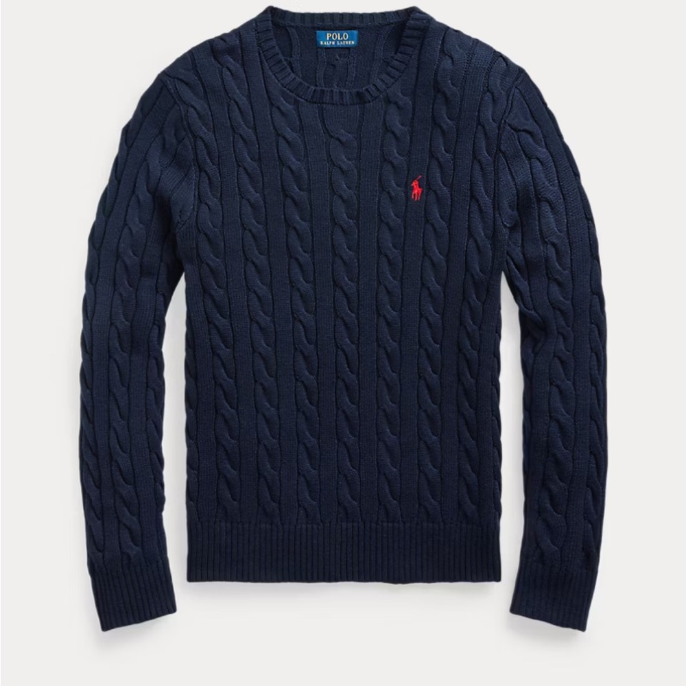 New Polo Ralph Lauren Size small cable knit sweater